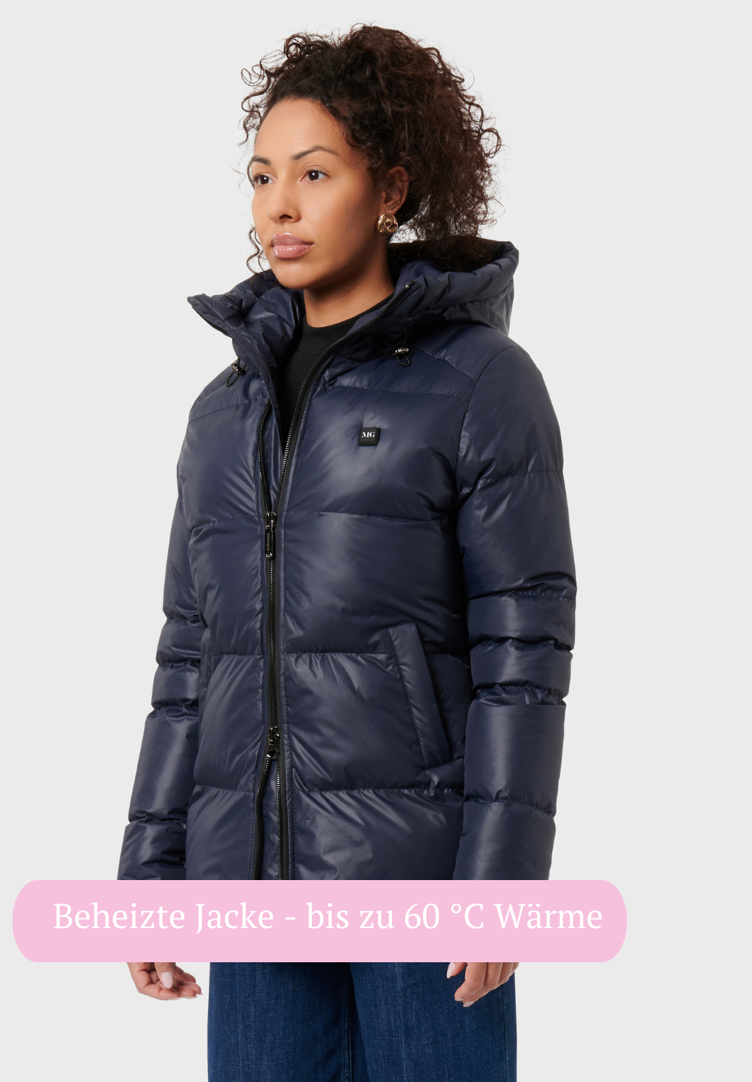 Mont Gerrard beheizte Jacke shiny blau