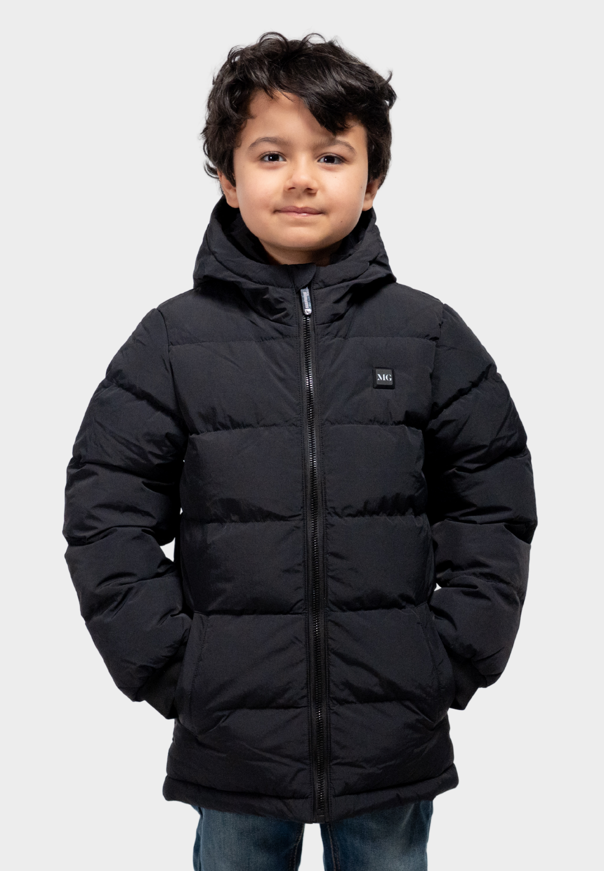 Mont Gerrard beheizte Jacke Kids schwarz