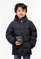 Mont Gerrard beheizte Jacke Kids schwarz