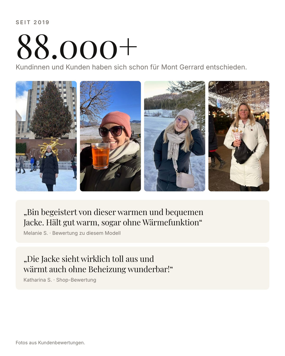 Mont Gerrard beheizte Jacke super lang sand – Bewertungen und Kundenfotos